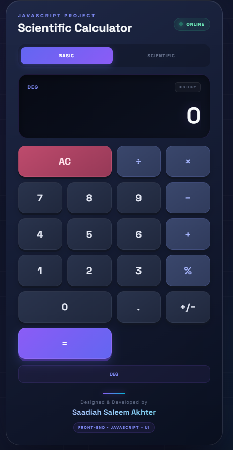JavaScript Calculator