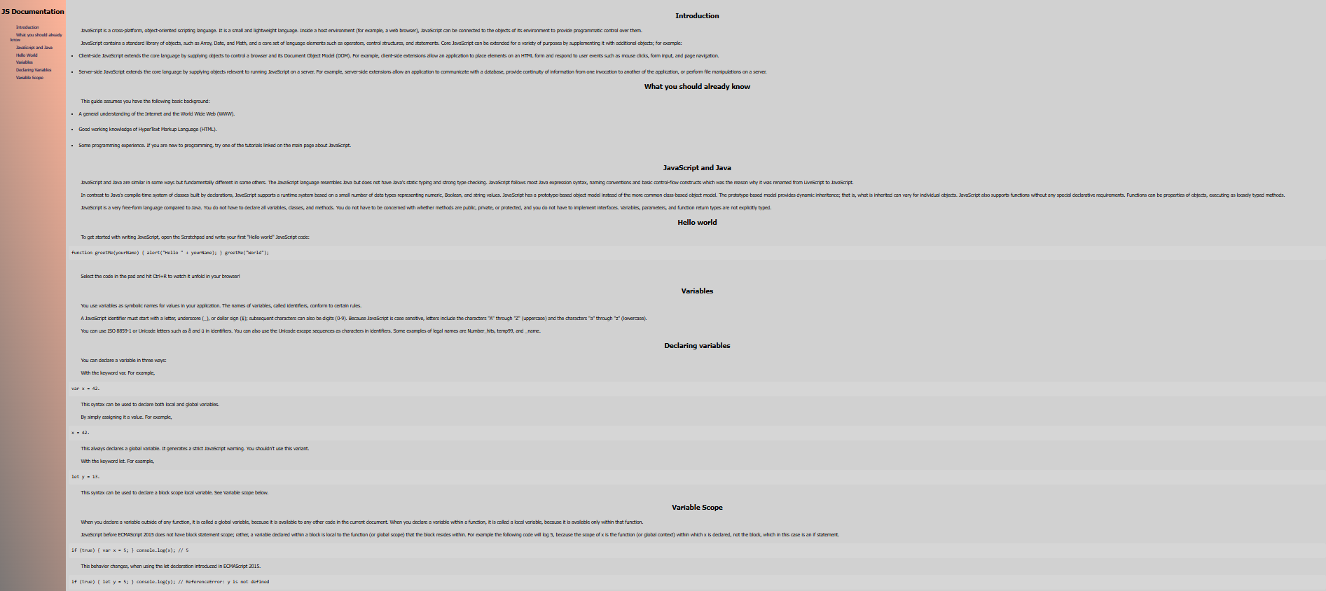 Technical Documentation